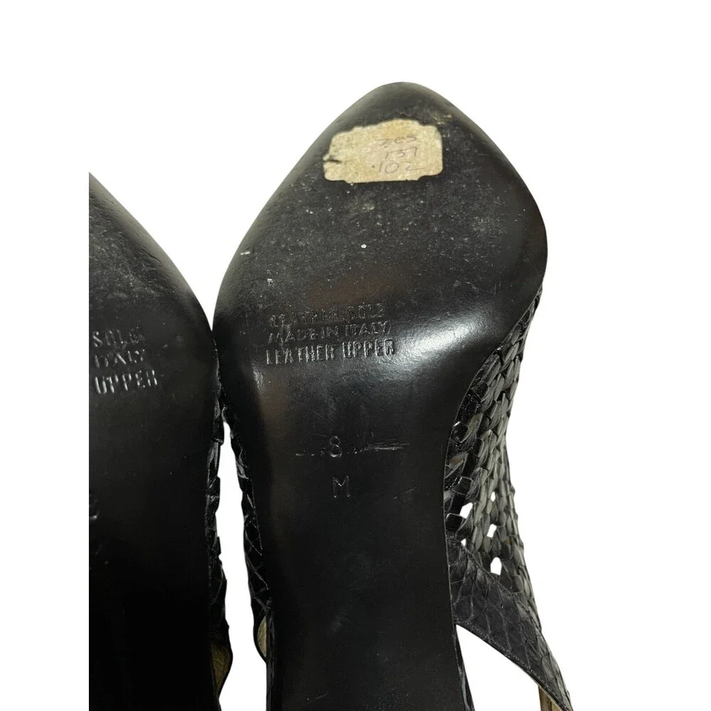 Petra Italy Firenze Shoes 8M 3‎ 1/2 Heel Leather